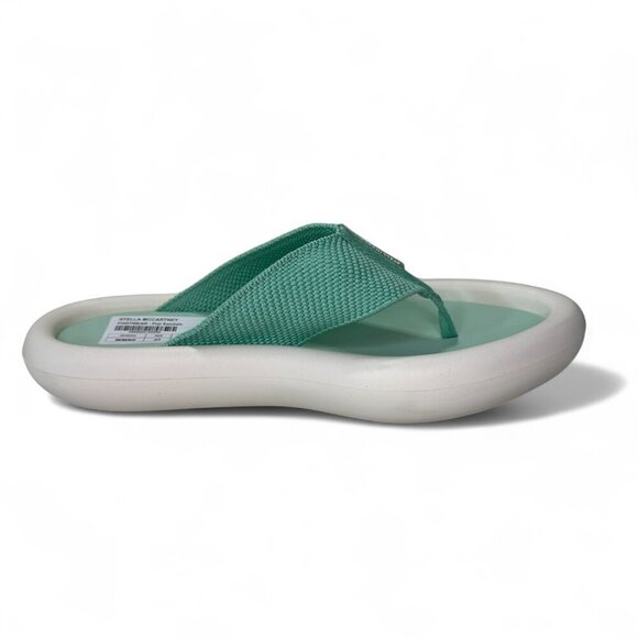 Stella McCartney Mint Green Air Slide Flip Flop Sandals - SIZE Left 37, Right 36 - Picture 6 of 14
